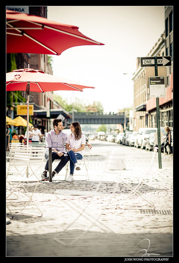 Chelsea and Meatpacking District engagement pictures, New York Wedding photographer Josh Wong Photography