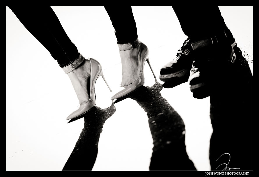 Edgy engagement photography session in New York