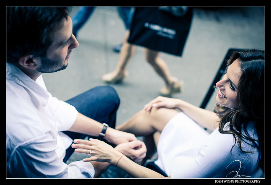 Meat Packing and Chelsea District engagement pictures, New York Wedding photographer Josh Wong Photography