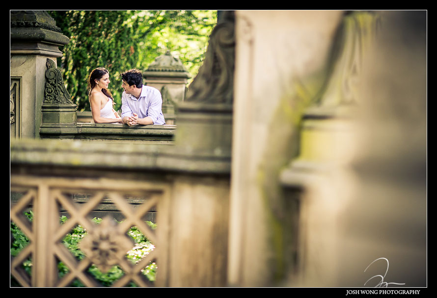 Central Park engagement photos