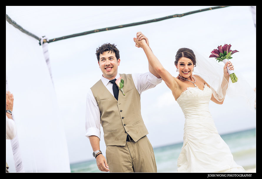 Destination Wedding at Grand Velas Resort in Playa Del Carmen, Mexico. Wedding Pictures and photos by top destination wedding photographer Josh Wong Photography