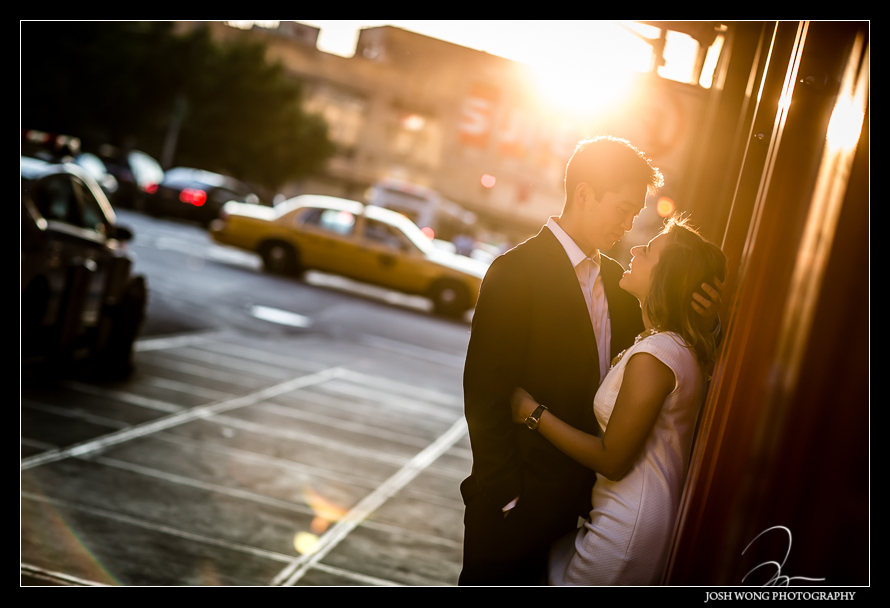 Engagement pictures in the West Village in New York City