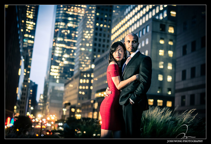 Engagement Shoot in Battery Park and South Street Seaport