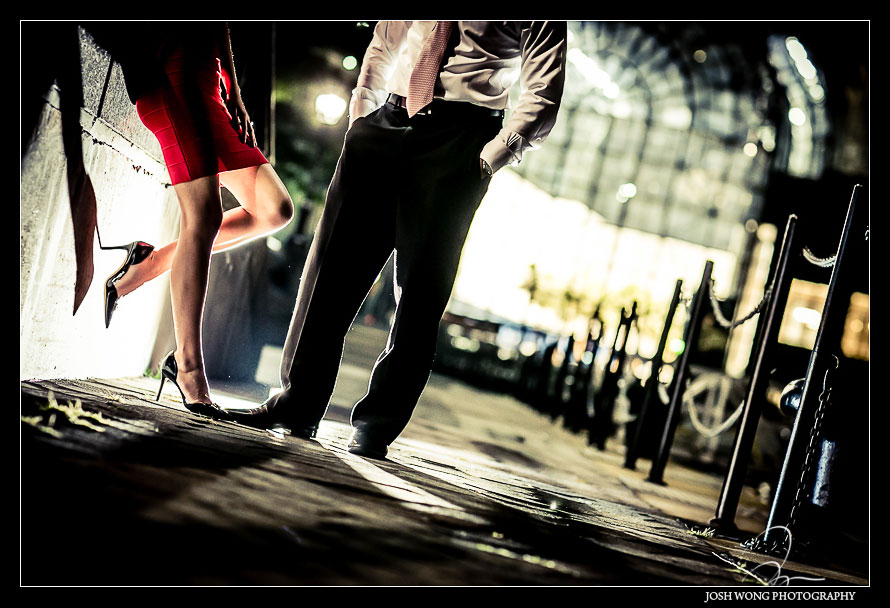 Engagement Shoot in Battery Park and South Street Seaport