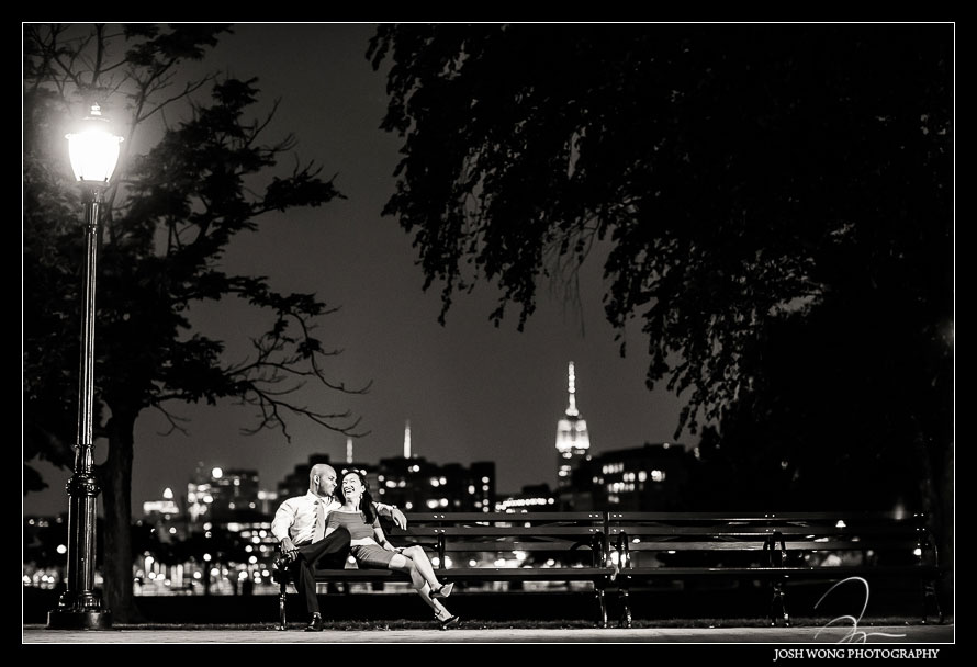 Engagement Shoot in Battery Park and South Street Seaport