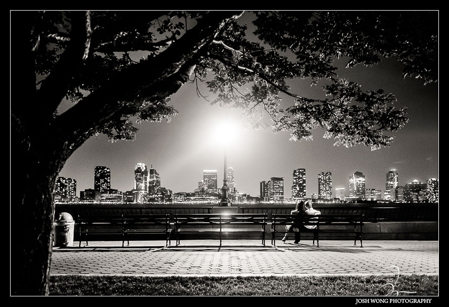 Engagement Shoot in Battery Park and South Street Seaport