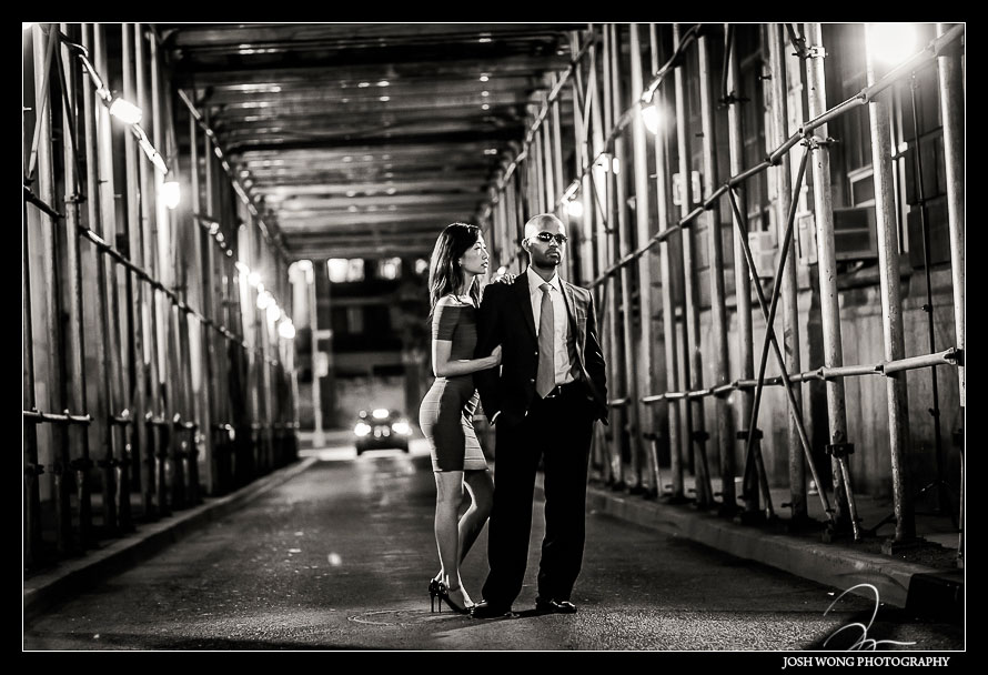 Engagement Shoot in Battery Park and South Street Seaport
