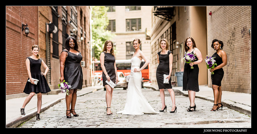 Wedding Bridal pictures in Tribeca New York