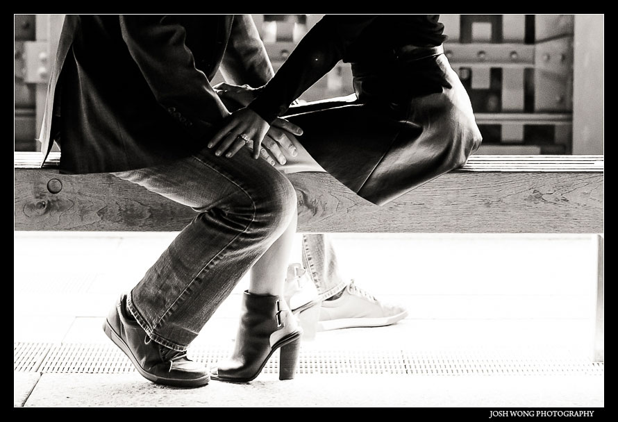 A Chic NYC Engagement photoshoot with Josh Wong Photography covering SOHO, Nolita and The High Line