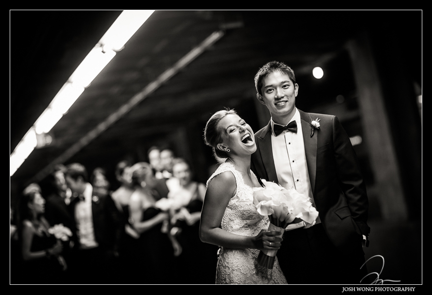 Subway Wedding Pictures at Grand Central Terminal by NYC Wedding Photographer Josh Wong Photography