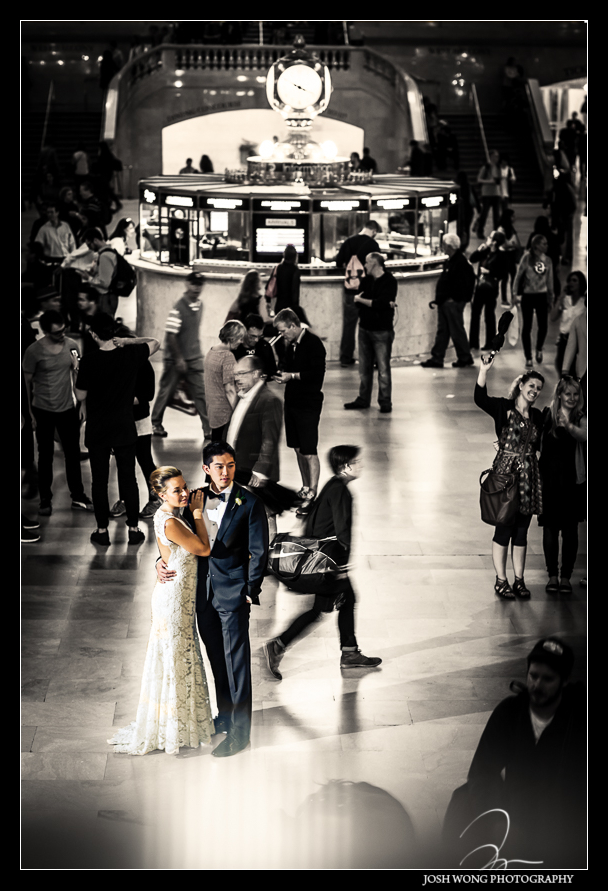Grand Central Terminal wedding Pictures by New York City Wedding Photographers Josh Wong Photography
