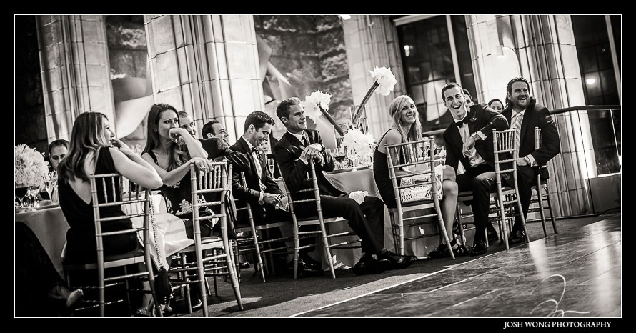 Guest watching the first dance.. Guastavino's Wedding Pictures - New York City Wedding by Josh Wong Photography