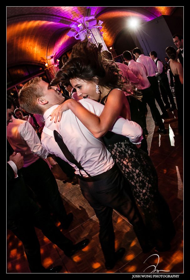 Dancing and partying the night away at Guastavino's. Wedding pictures by one of NYC's Top Wedding Photographers - Josh Wong Photography