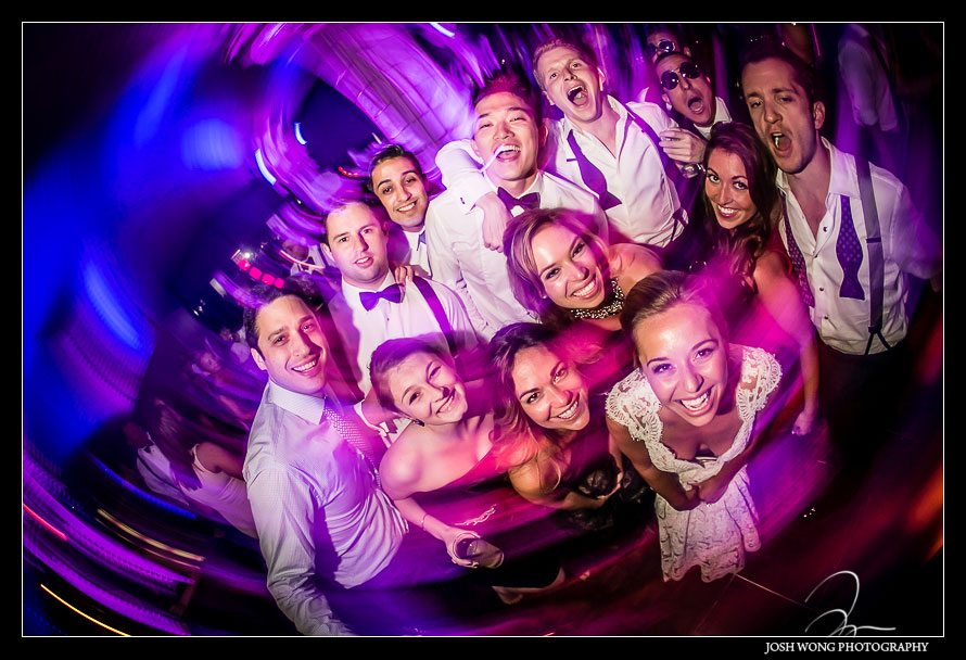 Dancing and partying the night away at Guastavino's. Wedding pictures by one of NYC's Top Wedding Photographers - Josh Wong Photography