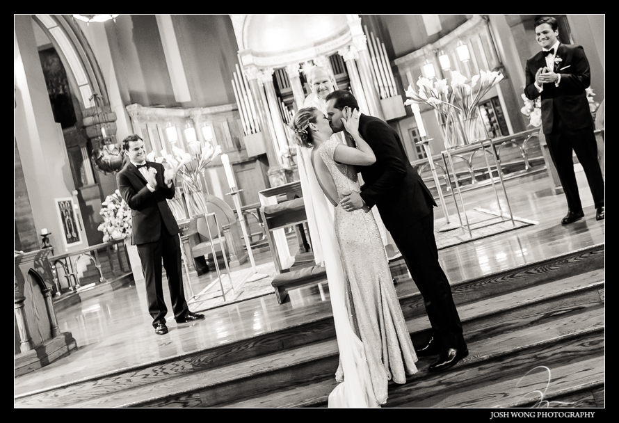 Church of St. Paul The Apostle Wedding in New York City Brazilian Wedding Pictures by Josh Wong Photography