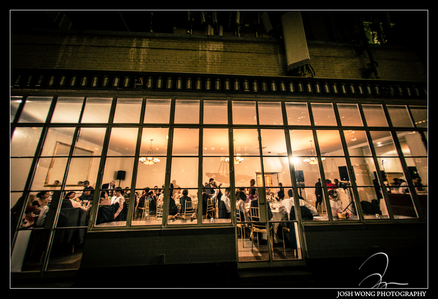 An evening photographed of all the friend and family.