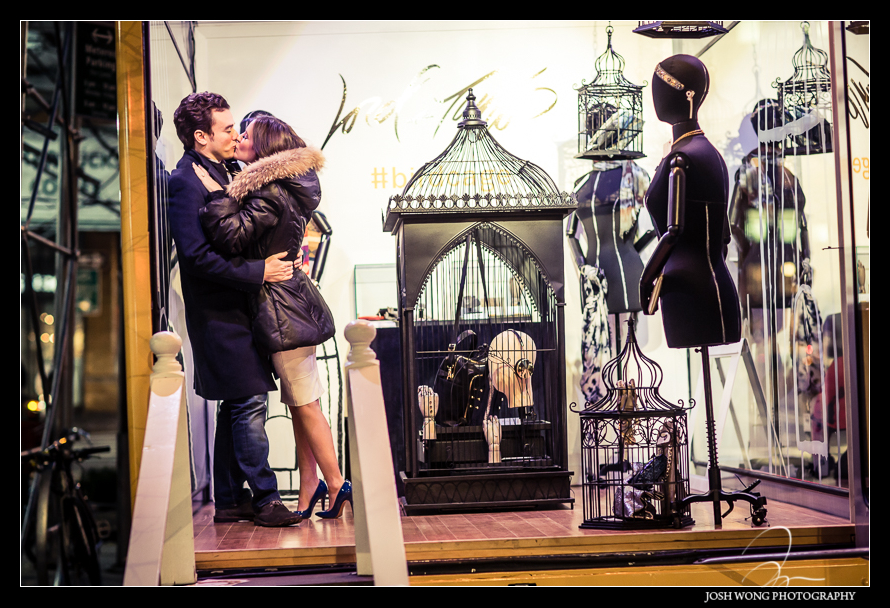 Ideas and fun spots for your winter engagement photos in New York City.