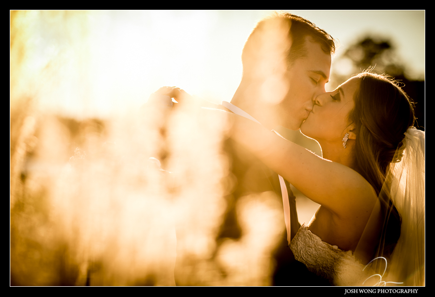 Sunset wedding pictures shot at the Glen Island Harbor Club New York. Pictures by top NYC Wedding Photographer Josh Wong Photography