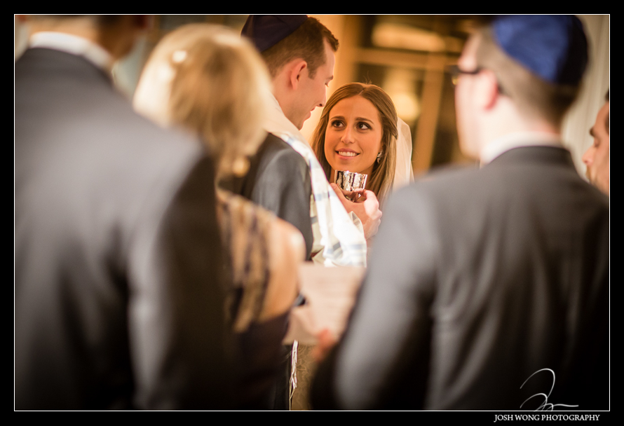 Intimate Jewish ceremony Glen Island Harbor Club Wedding New York. Pictures by NYC Wedding Photographer Josh Wong Photography