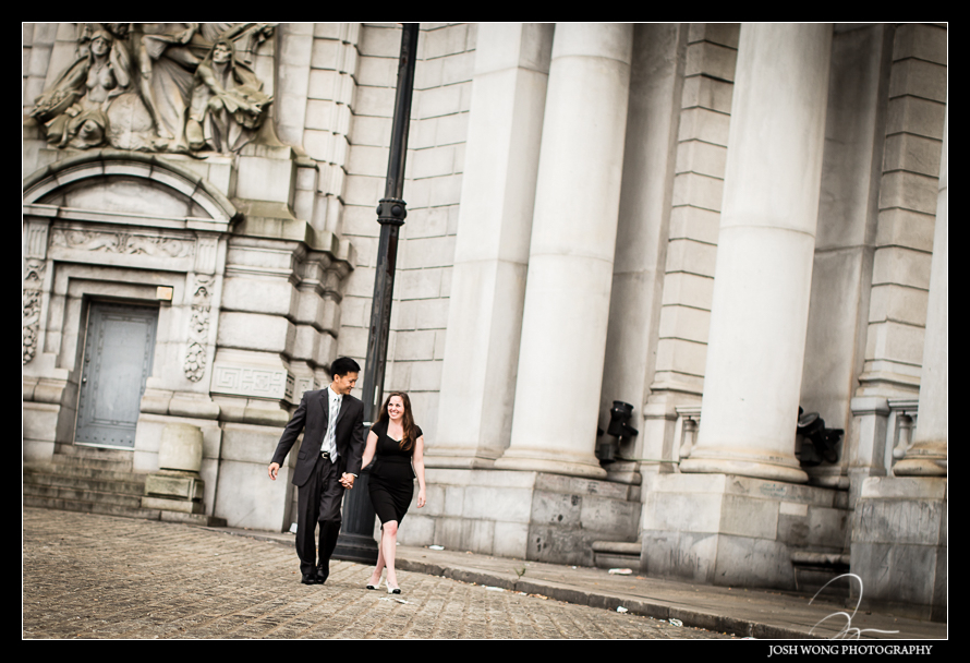 Engagement pictures in Chinatown New York City