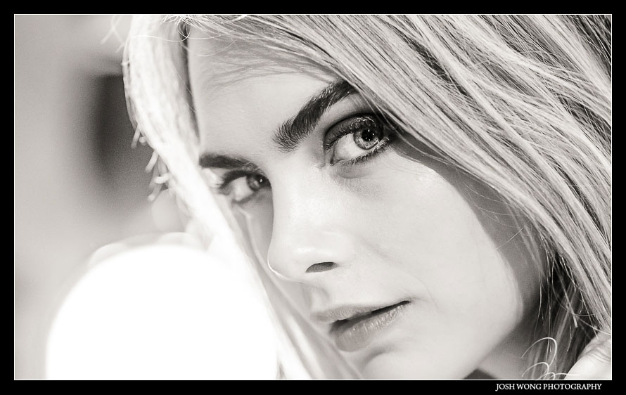 Photo of the Day: In Studio Photoshoot with Top Fashion Model Cara Delevingne captured by Fashion Photographer Josh Wong