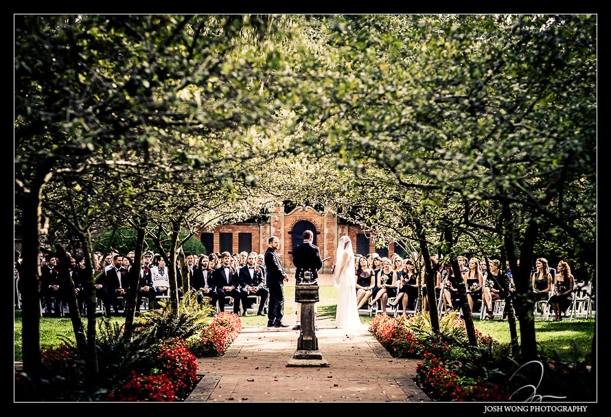 Wedding Ceremony at Shakespeare Garden, Golden Gate Park