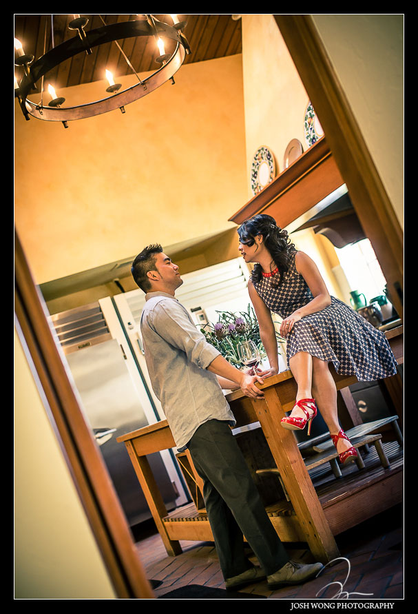 A Silverado Vineyard Winery, Napa Valley, CA  Engagement Photo Session with Josh Wong Photography