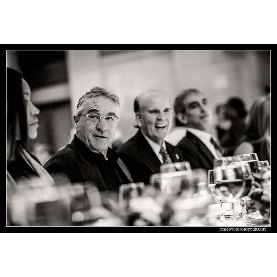 Robert De Niro attends the Autism Speaks Winter Gala photographed by Top Celebrity Event and Fashion Photographer Josh Wong Photography