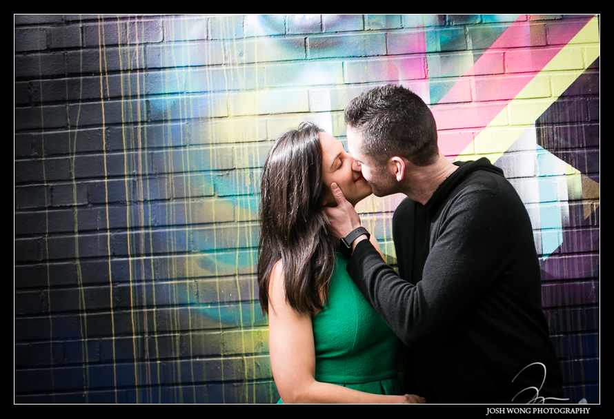 Lower East Side Engagement Pictures captured by top NYC wedding photographer Josh Wong Photography