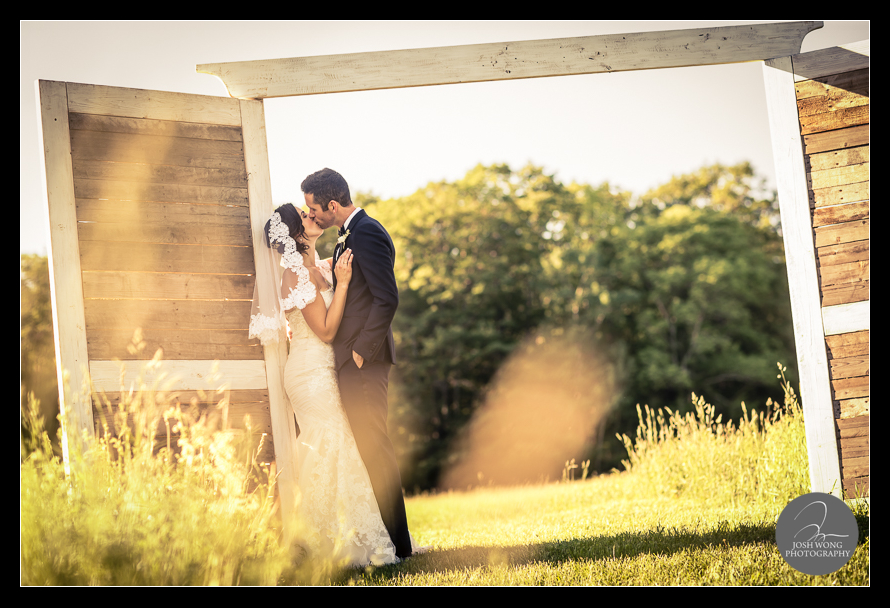 The signature sunset shots from top NY wedding photographer Josh Wong. A Stone Tavern Farm wedding in Roxbury, NY. photos by Josh Wong Photography.