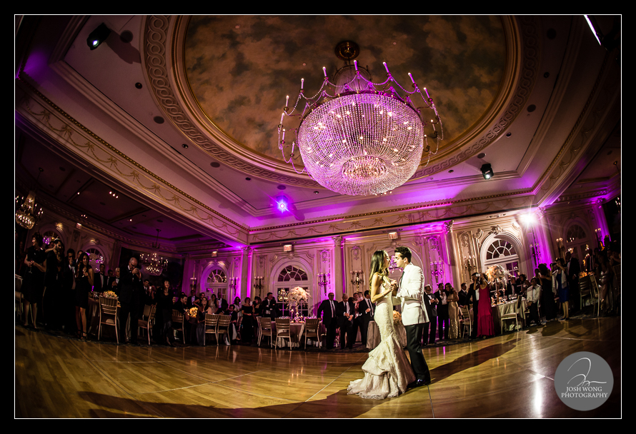 The first dance in the Grand Ball Room.