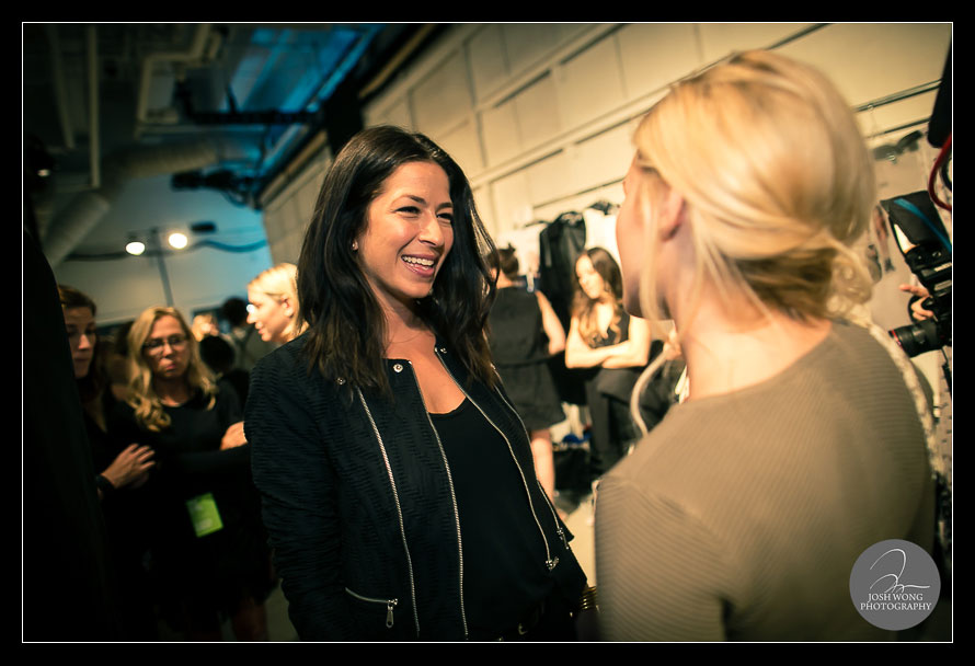 Olivia Holt's first NYFW has a backstage meet and greet with designer Rebecca Minkoff. 
