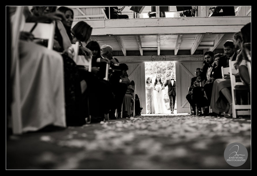 Barn wedding at the Ashford Estate in Allentown New Jersey captured by Josh Wong Photography