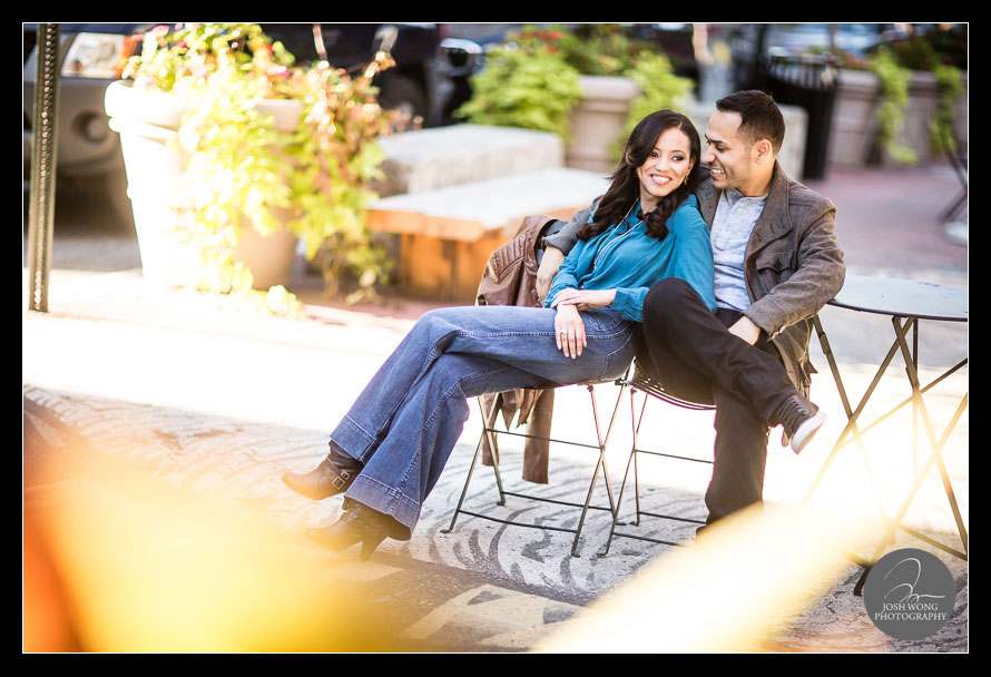 Dumbo and Brooklyn Bridge Engagement Pictures by Josh Wong Photography