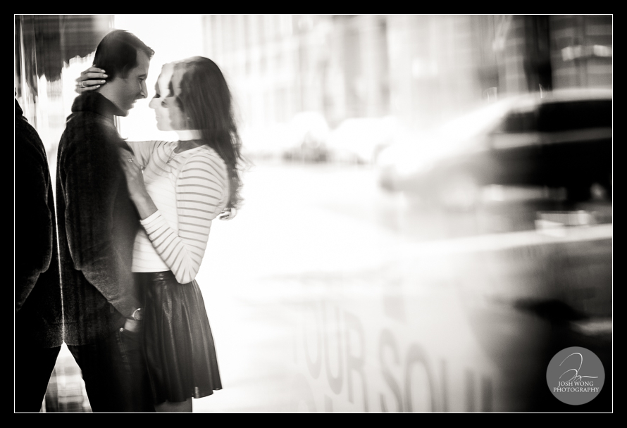 Couple engagement session in the Meat Packing District with award winning fashion and wedding photographer Josh Wong.