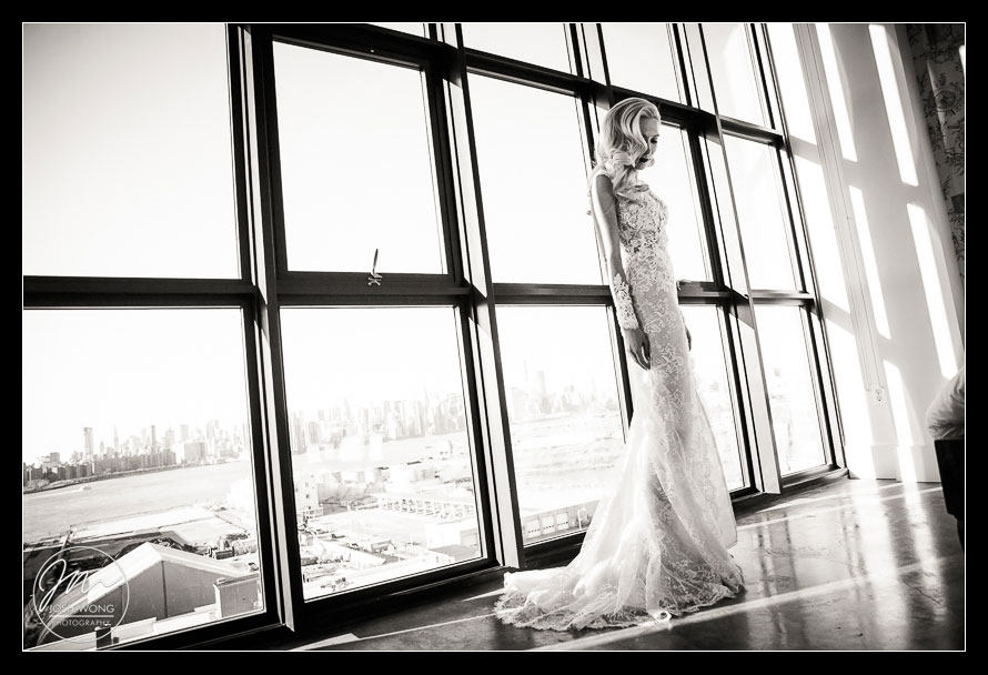 A Wythe Hotel Wedding and Brooklyn Winery Wedding. Pictures by Brooklyn Wedding Photographer Josh Wong Photography
