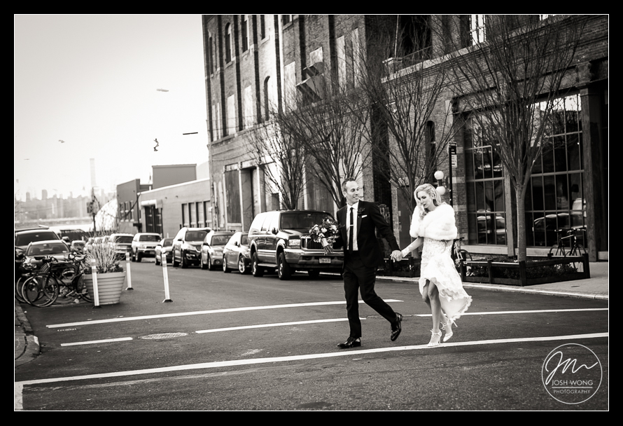A Wythe Hotel Wedding. Pictures by Brooklyn Wedding Photographer Josh Wong Photography