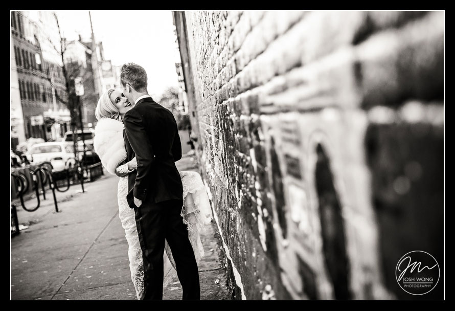 A Wythe Hotel Wedding. Pictures by Brooklyn Wedding Photographer Josh Wong Photography