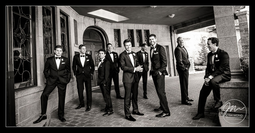 The groomsmen inspired GQ photoshoot.