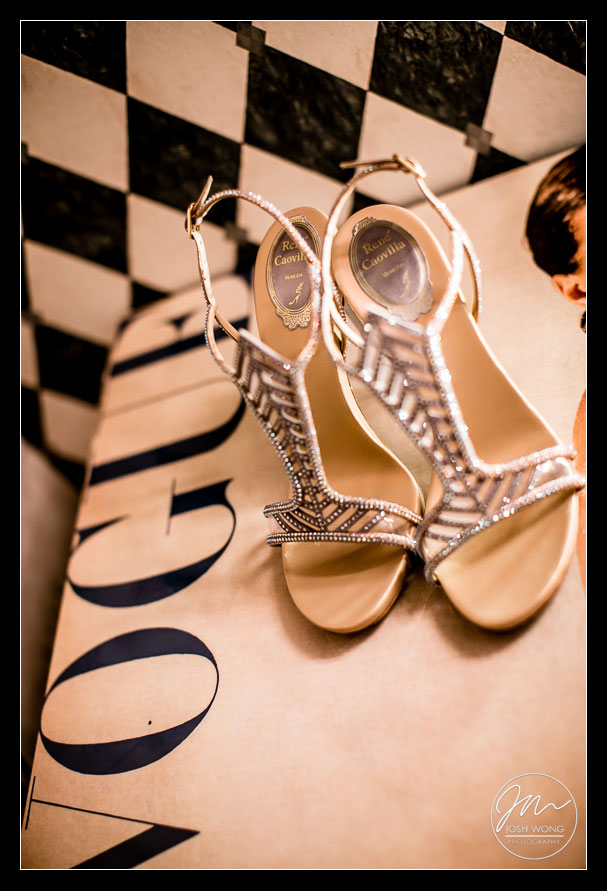 Rene Caovilla Wedding Shoes wedding pictures by top Philadelphia wedding photographers Josh Wong Photography 