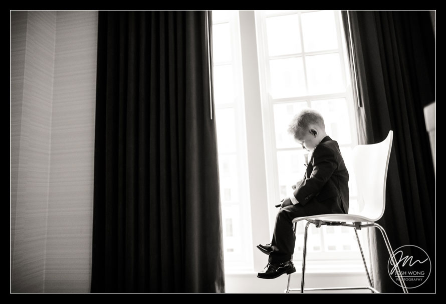 Getting ready wedding pictures by top philadelphia wedding photographers Josh Wong Photography