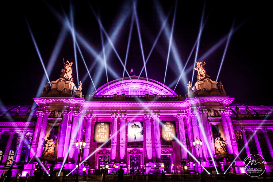The Grand Palais was lit up Pink for the annual Victoria's Secret Fashion Show 2016