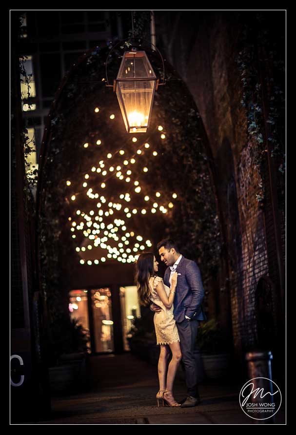 NoMo SoHo Hotel engagement pictures. Engagement pictures by NYC engagement and wedding photographer Josh Wong Photography
