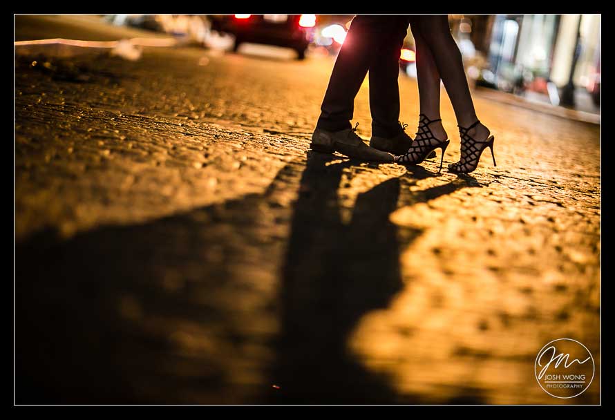 NoMo SoHo Hotel engagement pictures. Engagement pictures by NYC engagement and wedding photographer Josh Wong Photography