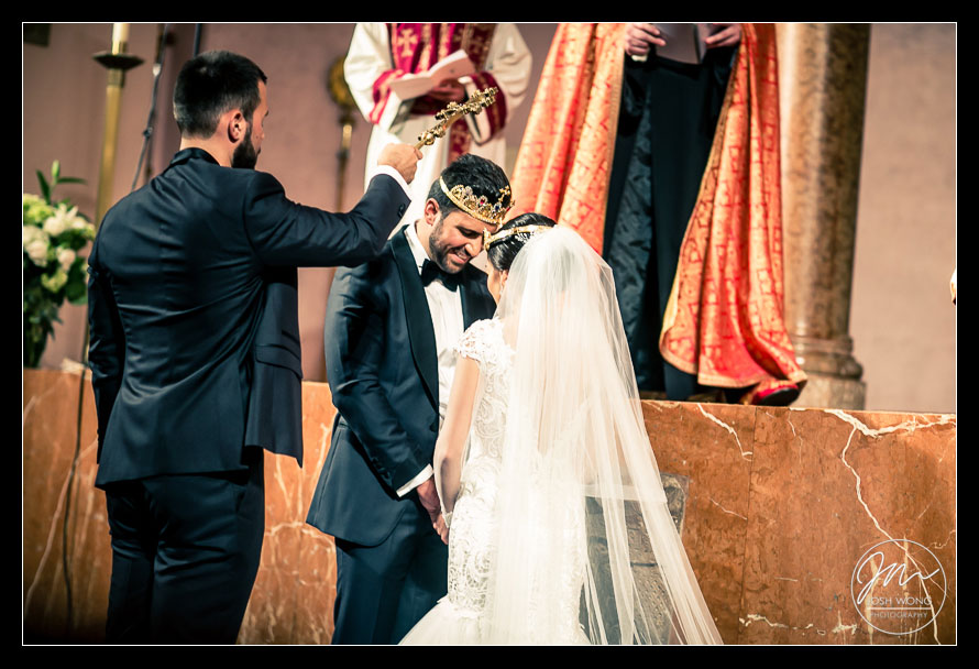 St. Vartan Cathedral wedding pictures. New York Wedding pictures by Armenian wedding photographer Josh Wong Photography