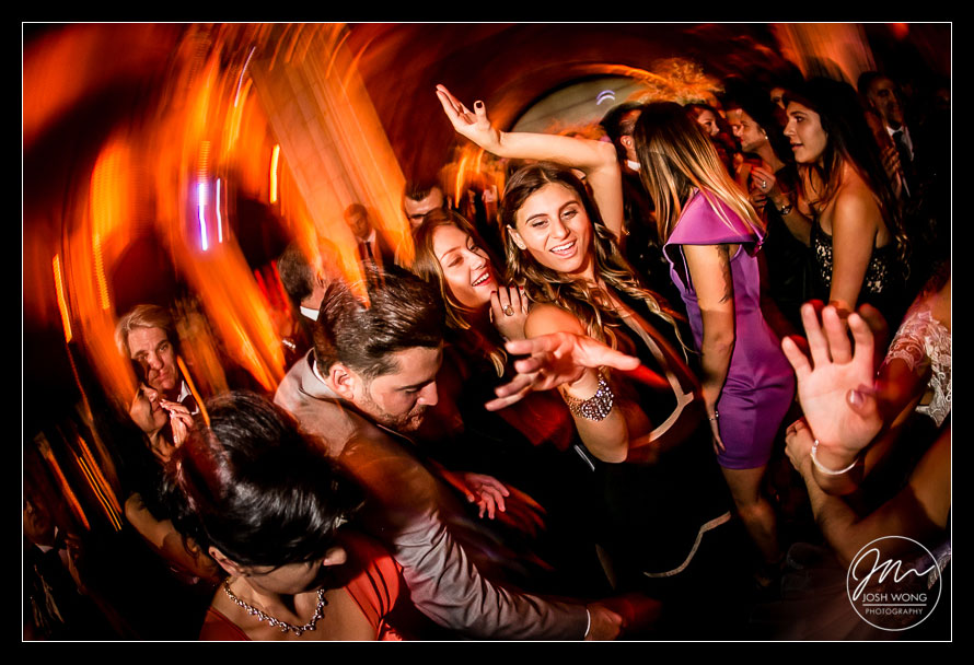 Dancing Dancing and more dancing. Guastavino's New York City Wedding photos. New York Wedding pictures by Armenian wedding photographer Josh Wong Photography