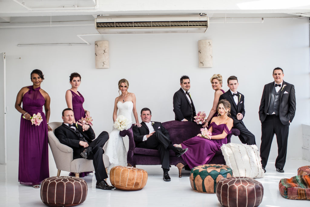 Studio 450 Rooftop Wedding. Wedding pictures by NYC Wedding Photographer Josh Wong Photography