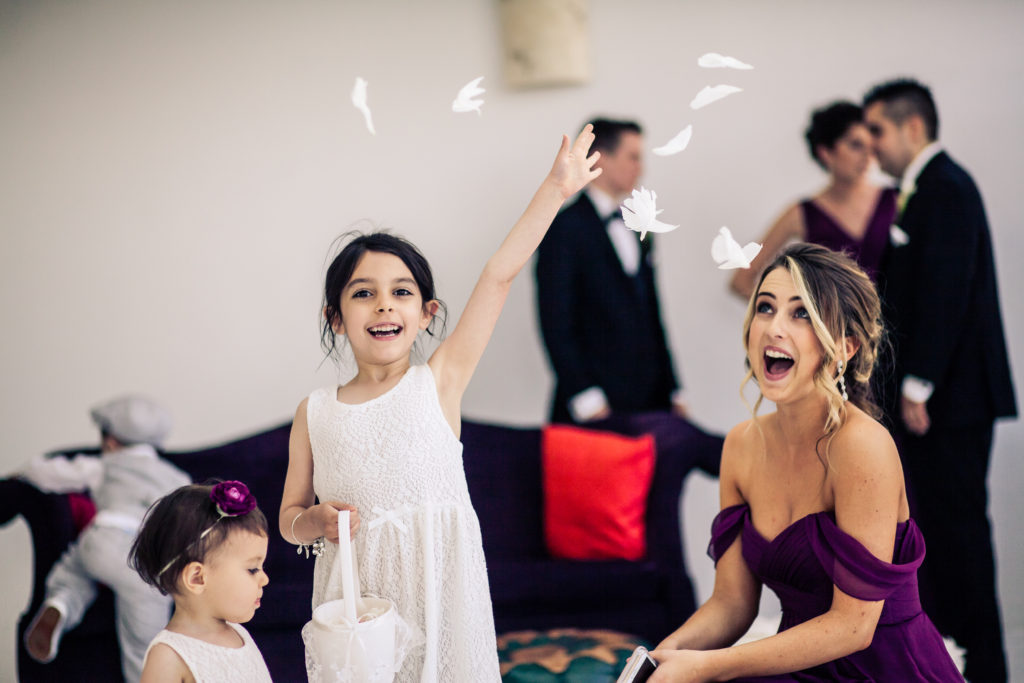 Studio 450 Rooftop Wedding. Wedding pictures by NYC Wedding Photographer Josh Wong Photography