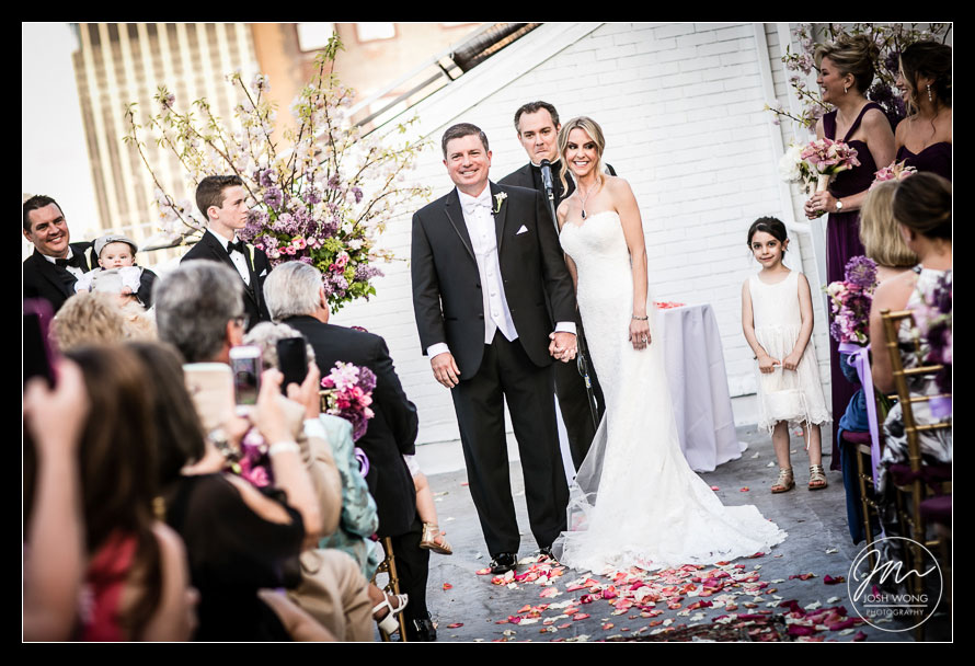 The final moments of the wedding ceremony.  Studio 450 Wedding