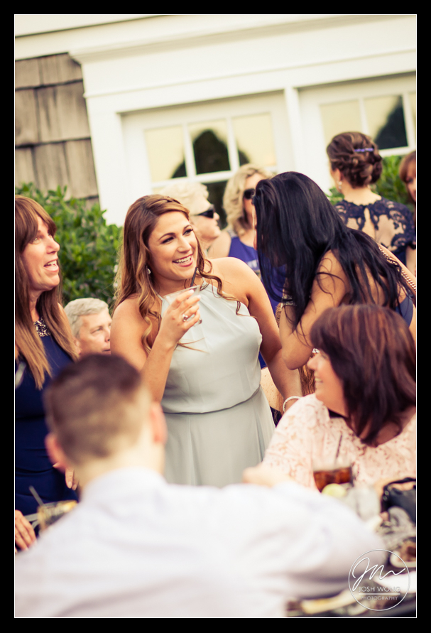 Guest mingle during the cocktail hour.  A Heritage Club at Bethpage NY wedding reception. Wedding photos by Top New York Wedding Photographers.